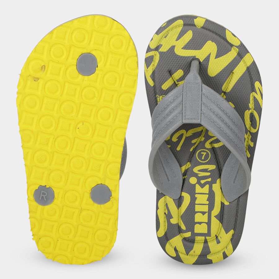Boys' Slipper, ग्रे, large