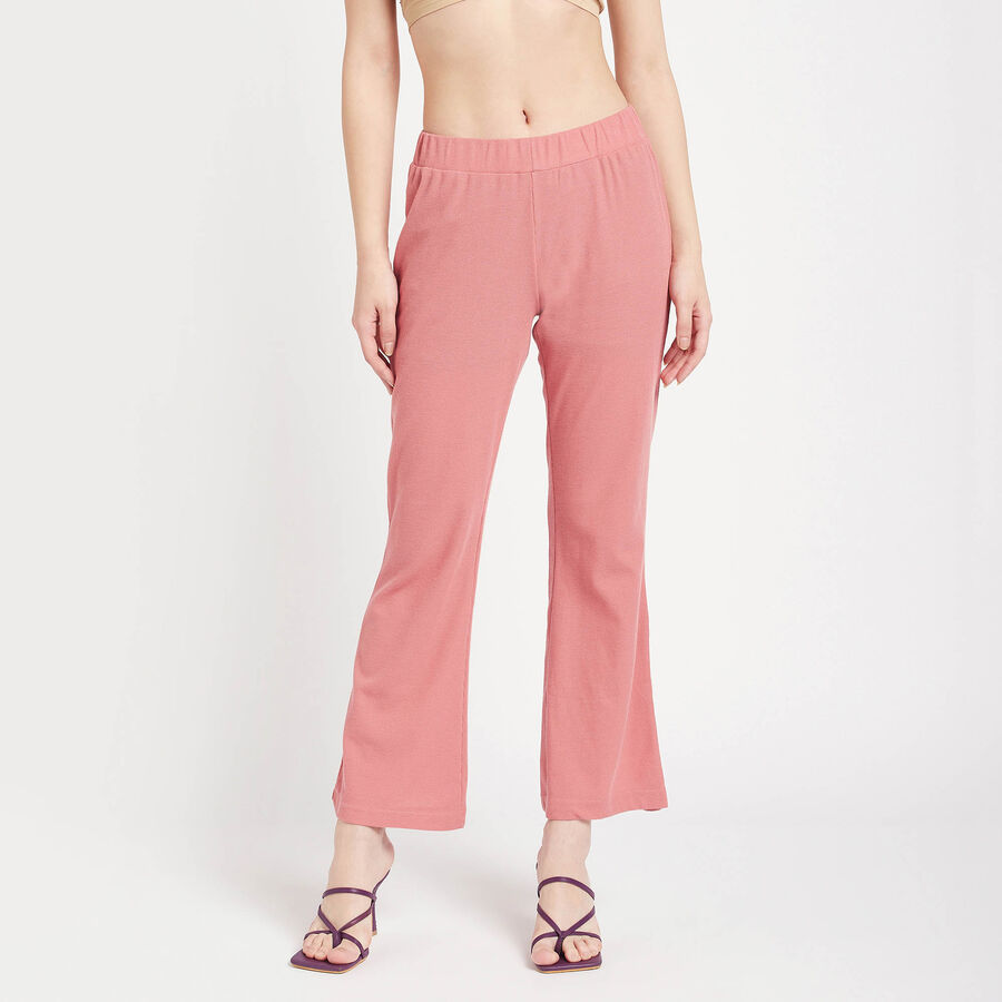 Solid Trousers, Pink, large image number null