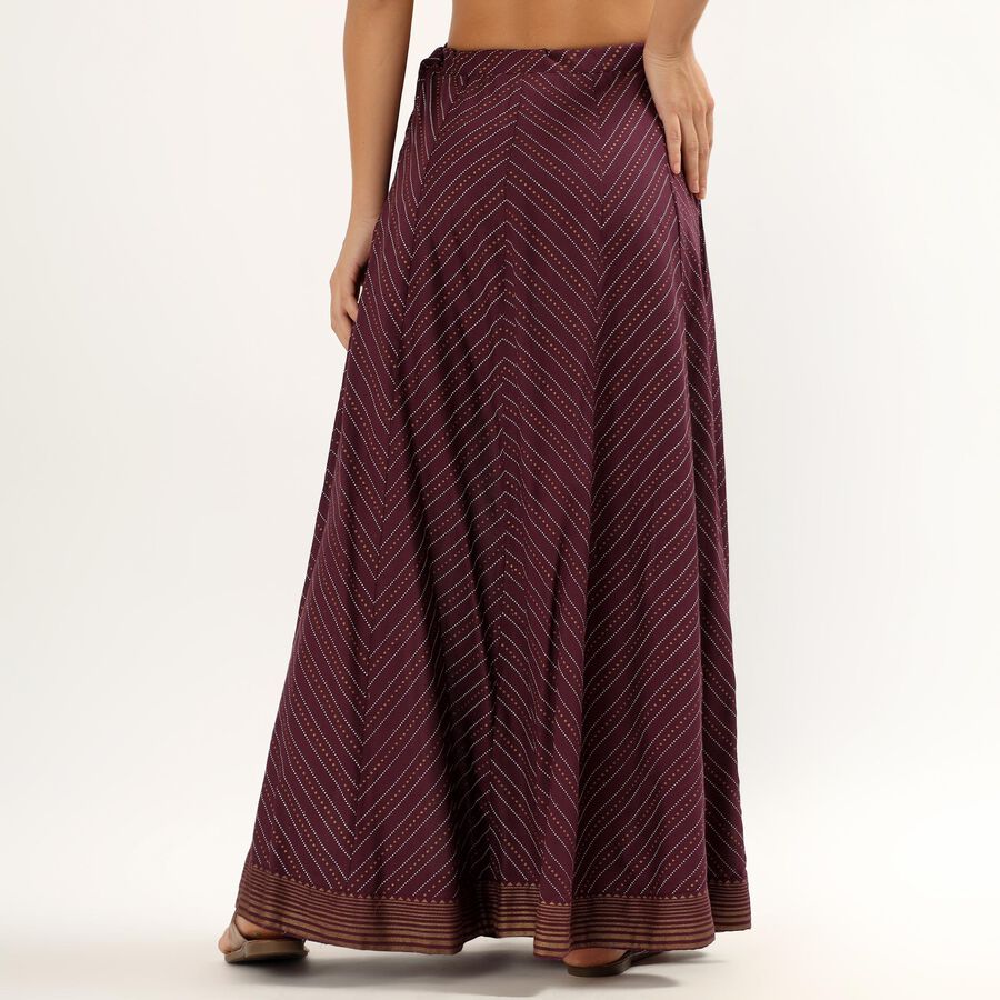 Ladies' Regular Lehenga Skirt, Wine, large image number null