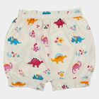 Infants White Regular Fit Solid Bloomers, ऑफ व्हाइट, small