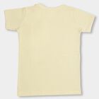 Boys' 100% Cotton Half Sleeves T-Shirt, Yellow, small image number null