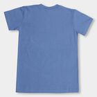 Boys' 100% Cotton Half Sleeves T-Shirt , मध्यम नीला, small image number null