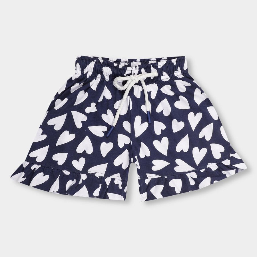 Girls' Shorts, Navy Blue, large