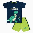 Boys' Knit Baba Suit, Light Blue, small image number null