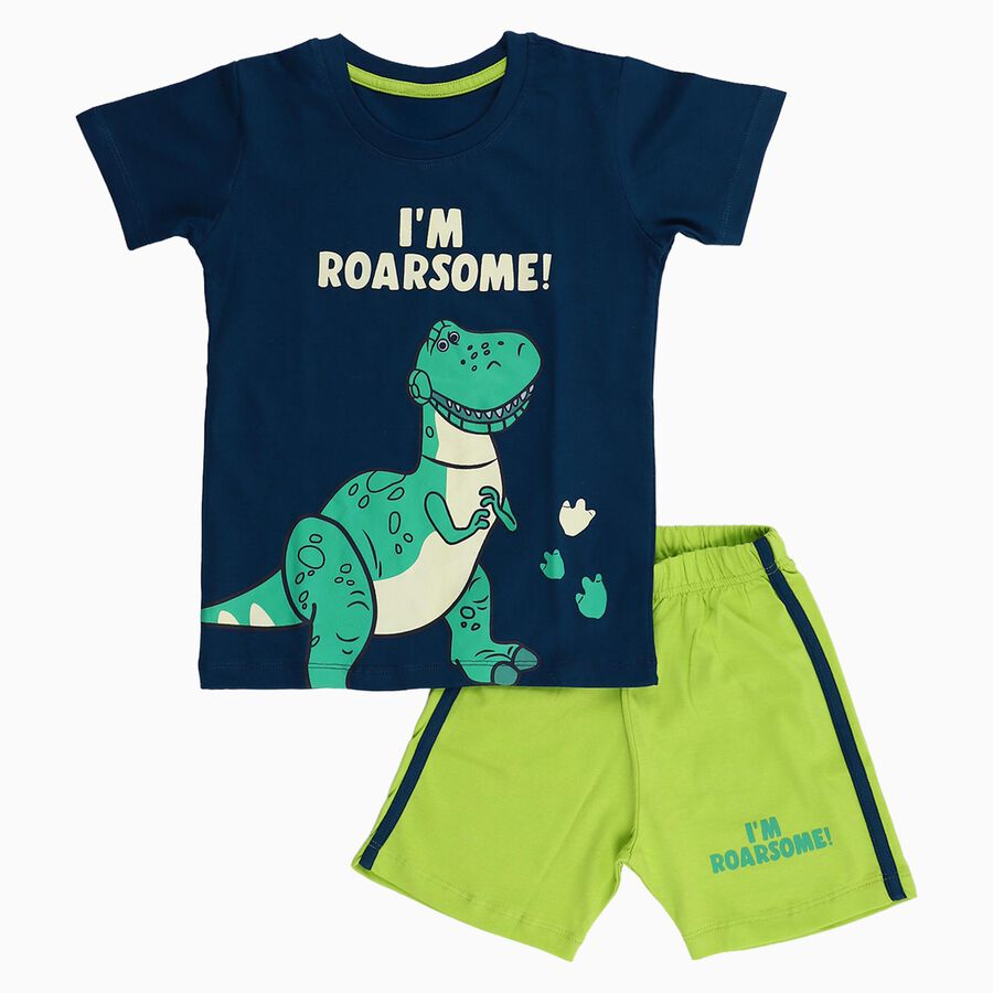 Boys' Knit Baba Suit, Light Blue, large image number null