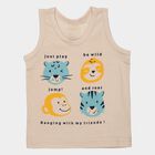 Infants' Vest, Beige, small