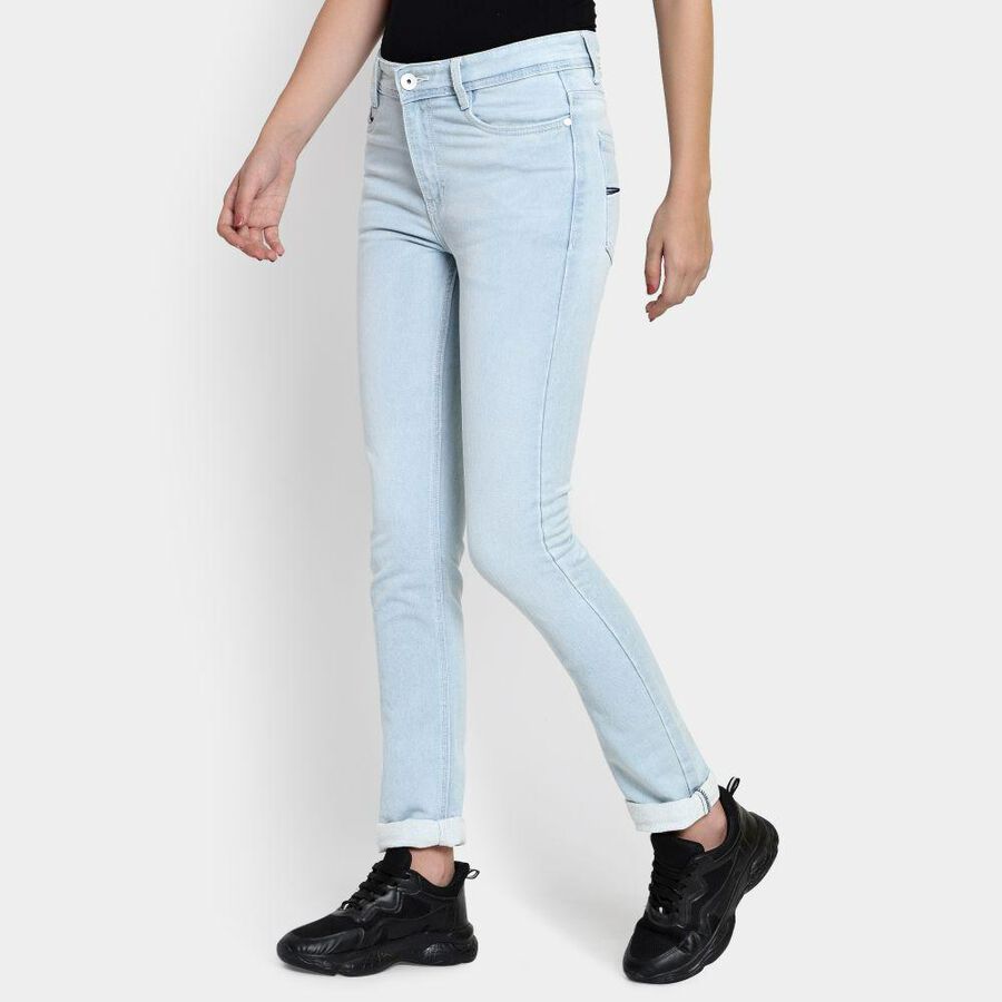 Men's Skinny Jeans , Light Blue, large image number null