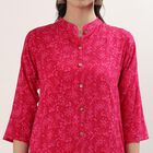 Women's Soft Dusty Pink Embroidered Ethnic Set, Pink, small