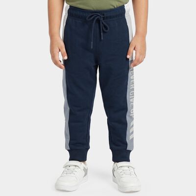 Boys Blue Jogger Slogan Print Pyjama