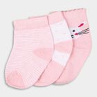 Infants' Socks (Pack of 3), Pink, small