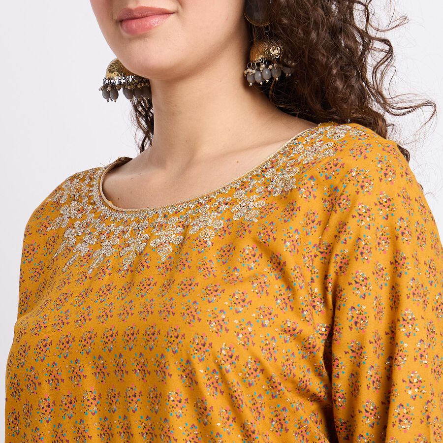 Ladies' Kurta, पीला, large image number null