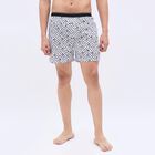 Men's 100% Cotton Outer Elastic Boxers, White, small image number null