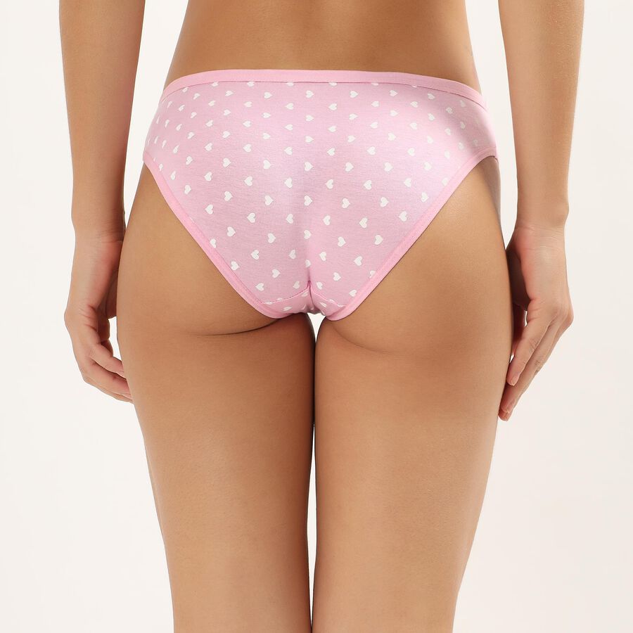 Ladies' 100% Cotton Panty, Light Pink, large image number null
