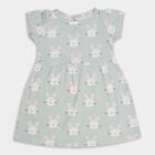 Infant Girls' 100% Cotton Frock , Light Green, small image number null