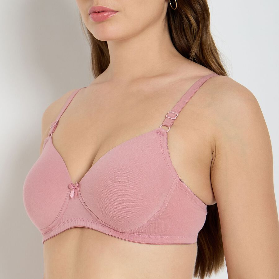 Ladies' Bra, Light Pink, large image number null