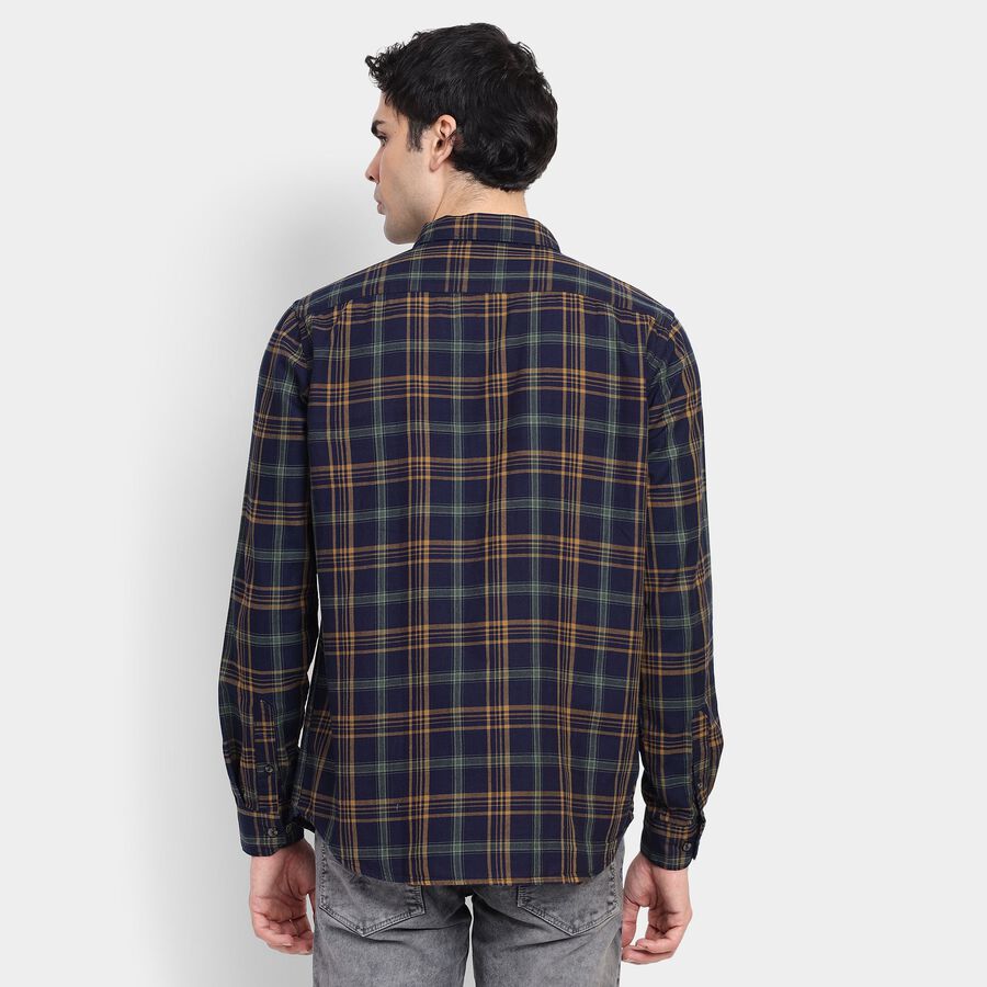 Men's 100% Cotton Casual Shirt , गहरा हरा, large image number null