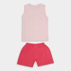 Infants' 100% Cotton Short Set, Pink, small