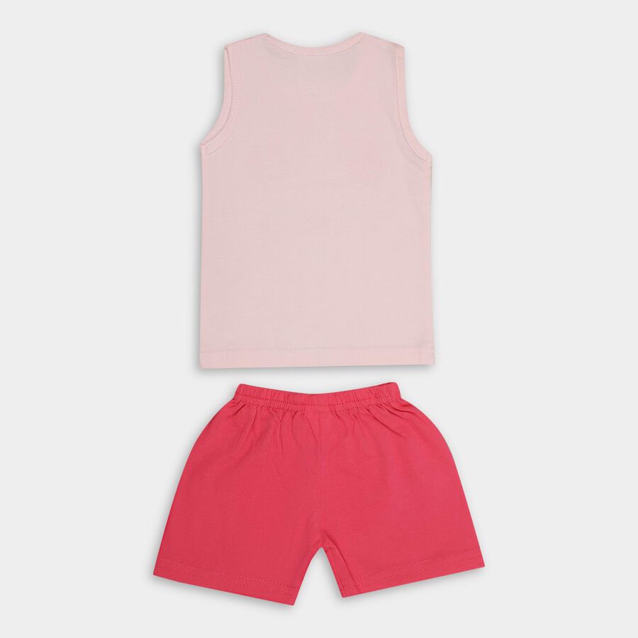 Infants' 100% Cotton Short Set, Pink, large