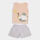 Infants'100% Cotton Baba Suit, पीच, small image number null