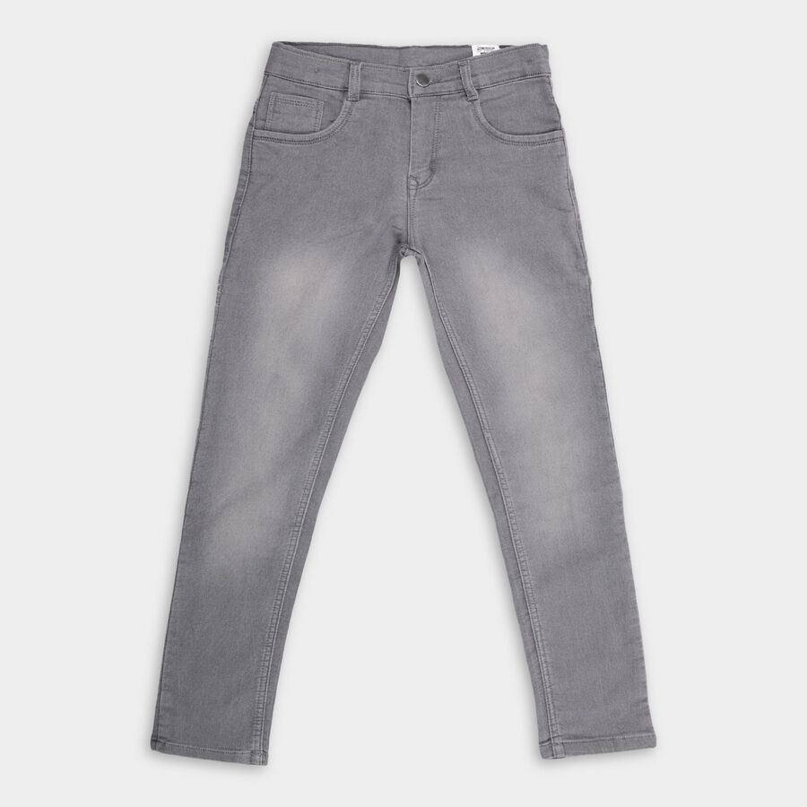 Boys' Jeans , हल्का ग्रे, large image number null