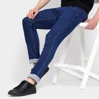 Men's Skinny Jeans, मध्यम नीला, small image number null