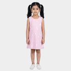 Girls' Lilac A-Line Floral Printed Frock, लाइलेक, small