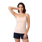 Women's Pink Cotton Blend Full Slip, हल्का गुलाबी, small