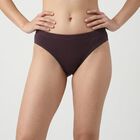 Women's Purple Regular Fit Solid Panty, बैंगनी, small