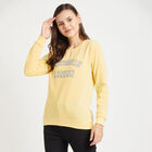 Round Neck Sweatshirt, Yellow, small image number null