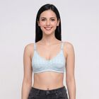 Women's Light Blue Cotton Blend Everyday Bralette, Light Blue, small