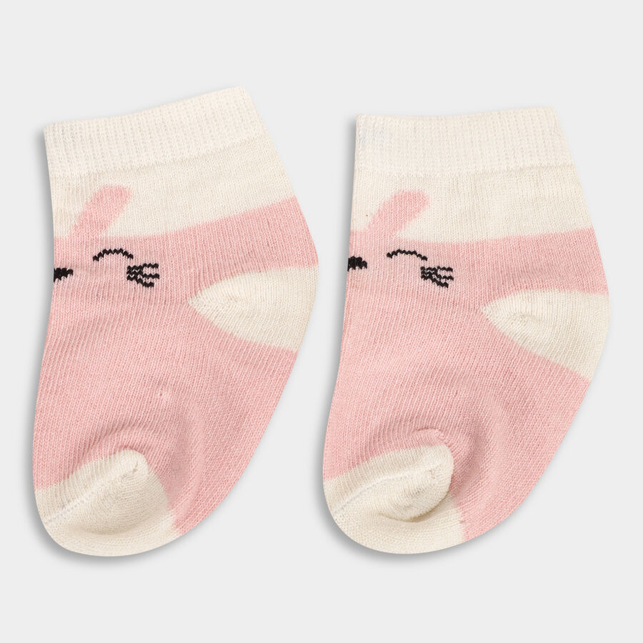 Infant's Socks (Pack of 3), Light Pink, large