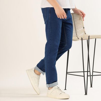 Men's Deep Indigo Slim Fit Jeans