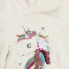 Girls' Sweatshirt, Off White, small image number null