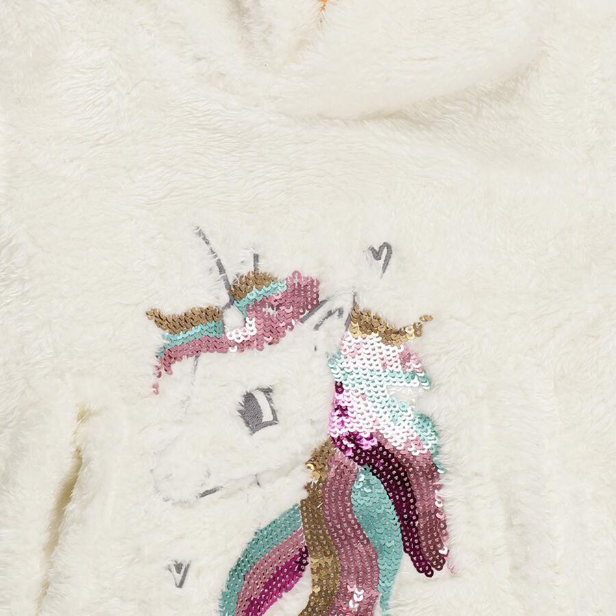 Girls' Sweatshirt, Off White, large image number null