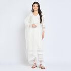 Ladies' 100% Cotton Ethnic Set , ऑफ व्हाइट, small image number null