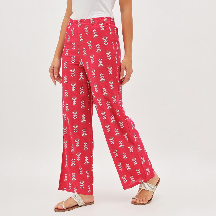 Ladies' Palazzos, रानी (फ्यूशिया), large image number null