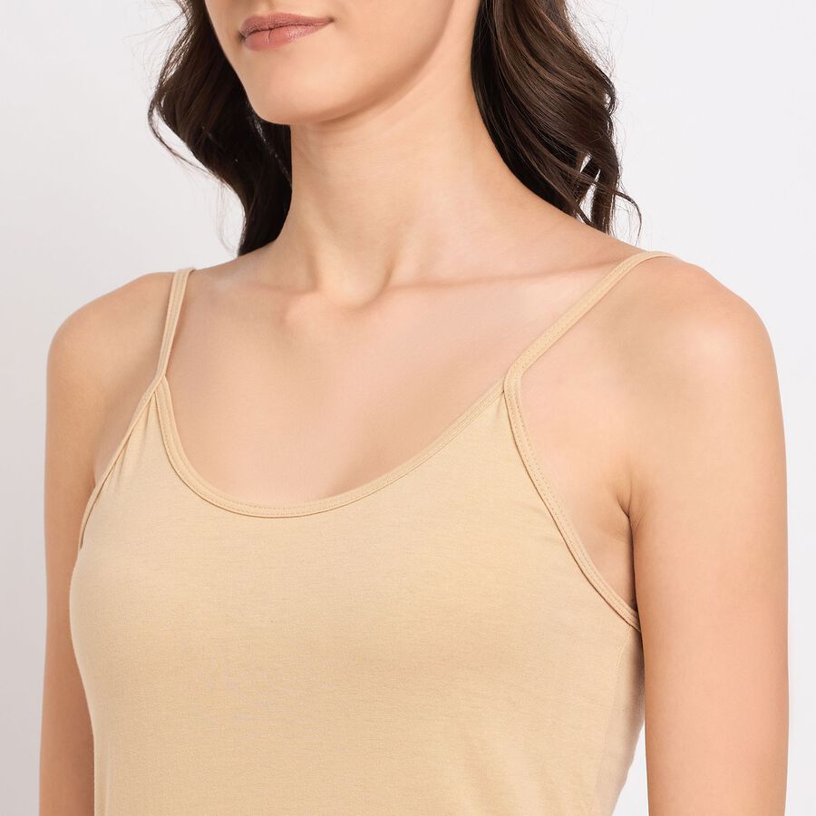 Ladies' 100% Cotton Slips, गहरा पीला, large image number null