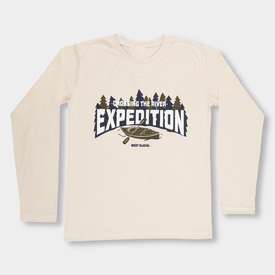 Boys' T-Shirt , Beige, large image number null