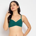 Ladies' Bra , गहरा हरा, small image number null
