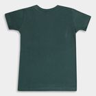 कॉटन टी-शर्ट, गहरा हरा, small image number null