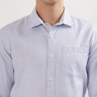 Men's Light Lavender Purple Slim Fit Casual Shirt, Purple, small image number null