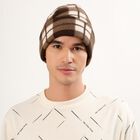 Men's Cap, भूरा, small image number null