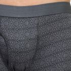 Men's 100% Cotton Trunks , Dark Grey, small