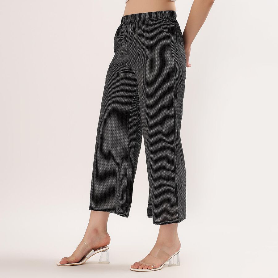 Ladies' Palazzos, काला, large image number null