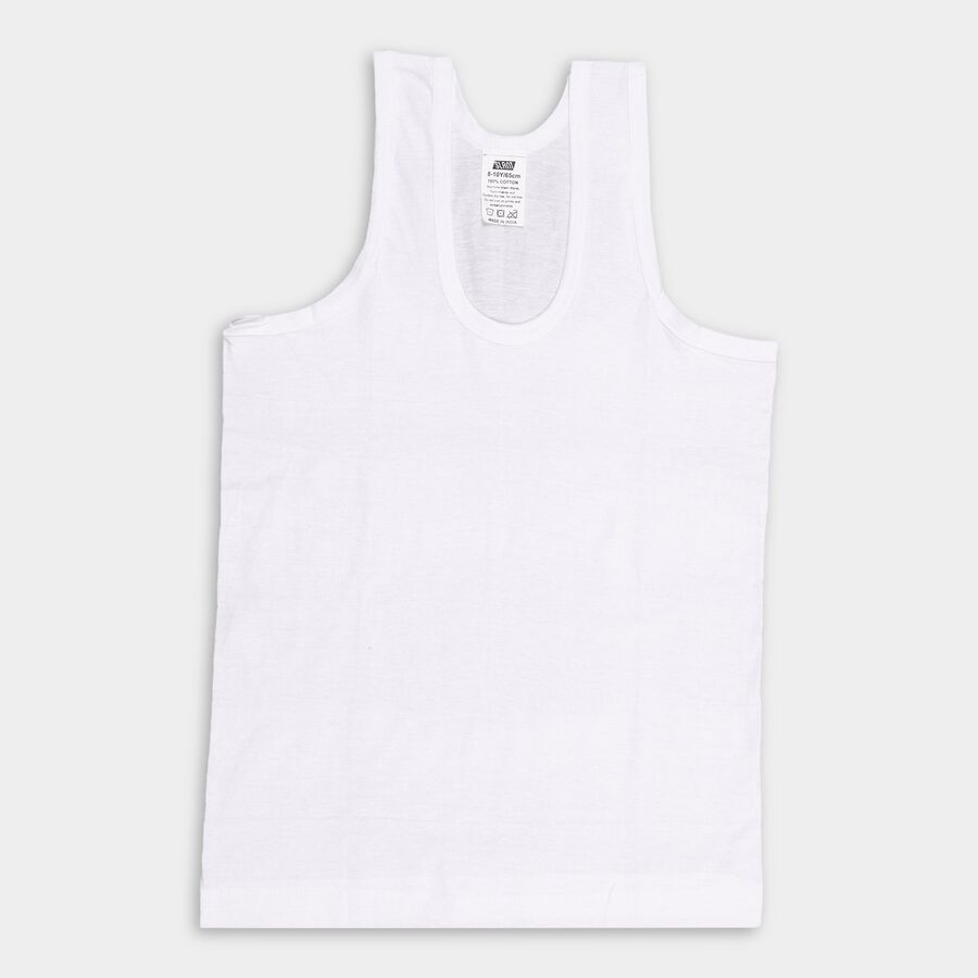 Boys' 100% Cotton Vest (Pack of 2), Coral, large image number null