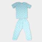 Boys' Cotton Suit Night, हल्का नीला, small image number null