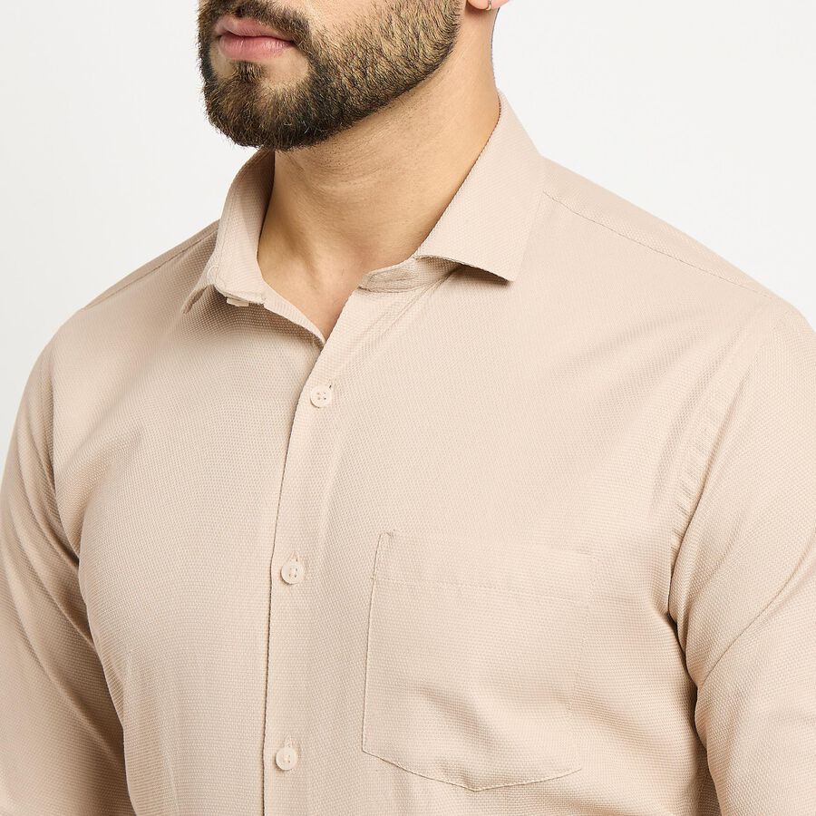 Men's Formal Shirt , Beige, large image number null
