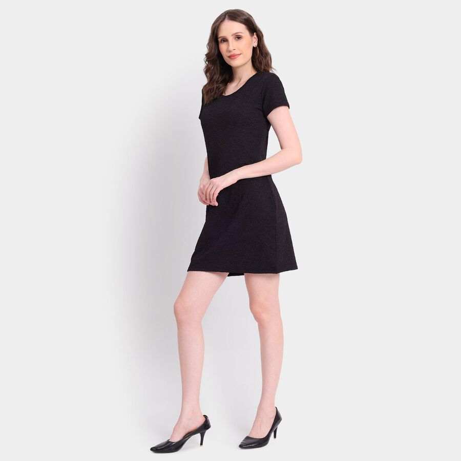 Ladies' Dress, काला, large image number null