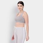 Ladies' Sports Bra, Light Grey, small