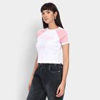 Ladies' 100% Cotton Crop  Top, Pink, small image number null